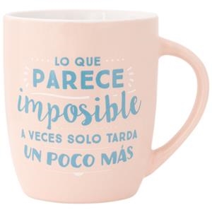 TASSA CERAMICA "LO QUE PARECE IMPOSIBLE A VECES..." | 8435460710725 | MR. WONDERFUL | Llibreria La Gralla | Librería online de Granollers