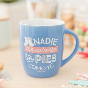 TASSA CERAMICA "NADIE ME CALIENTA LOS PIES COMO TU" | 8435460709293 | MR. WONDERFUL | Llibreria La Gralla | Llibreria online de Granollers
