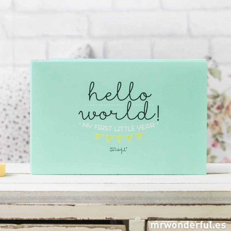 ALBUM HELLO WORLD. MY FIRST LITTLE YEAR | 8436547186976 | MR. WONDERFUL | Llibreria La Gralla | Llibreria online de Granollers