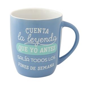 TASSA CERAMICA "CUENTA LA LEYENDA QUE YO ANTES..." | 8435460708845 | MR. WONDERFUL | Llibreria La Gralla | Librería online de Granollers