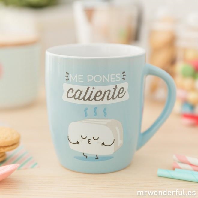 TASSA CERAMICA "ME PONES CALIENTE" | 8435460709262 | MR. WONDERFUL | Llibreria La Gralla | Librería online de Granollers
