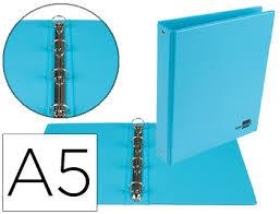 CARPETA 4 ANELLES 25 1/4 PLASTIC BLAU | 8423473771956 | 77195 | Llibreria La Gralla | Librería online de Granollers