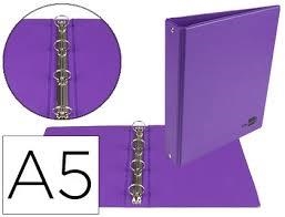 CARPETA 4 ANELLES 25 1/4 PLASTIC VIOLETA | 8423473771932 | 77193 | Llibreria La Gralla | Librería online de Granollers