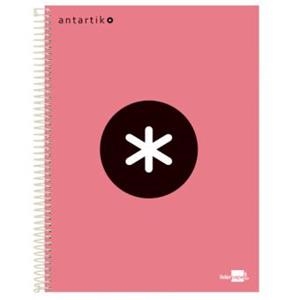 LLIBRETA A4 ANTARTIK ESPIRAL QUADRICULA 5X5 CORALL | 8423473646506 | 64650 | Llibreria La Gralla | Librería online de Granollers