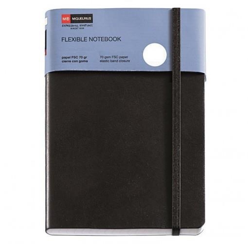 LLIBRETA A6 MIQUELRIUS INDEX PELL 200 F GOMA NEGRE | 8422593104194 | Llibreria La Gralla | Llibreria online de Granollers