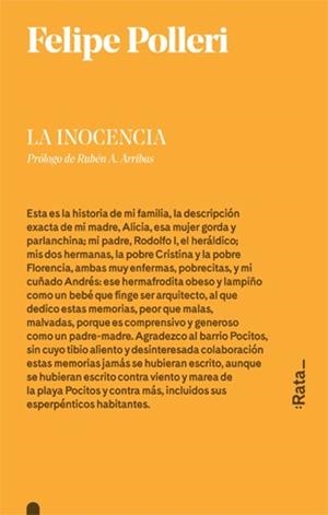 INOCENCIA, LA | 9788416738236 | POLLERI, FELIPE | Llibreria La Gralla | Librería online de Granollers