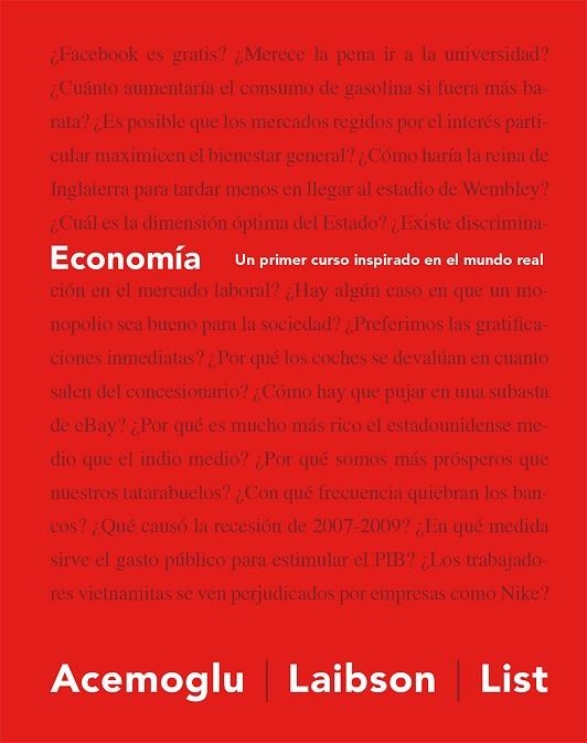 ECONOMÍA | 9788494488030 | ACEMOGLU / LAIBSON / LIST | Llibreria La Gralla | Llibreria online de Granollers