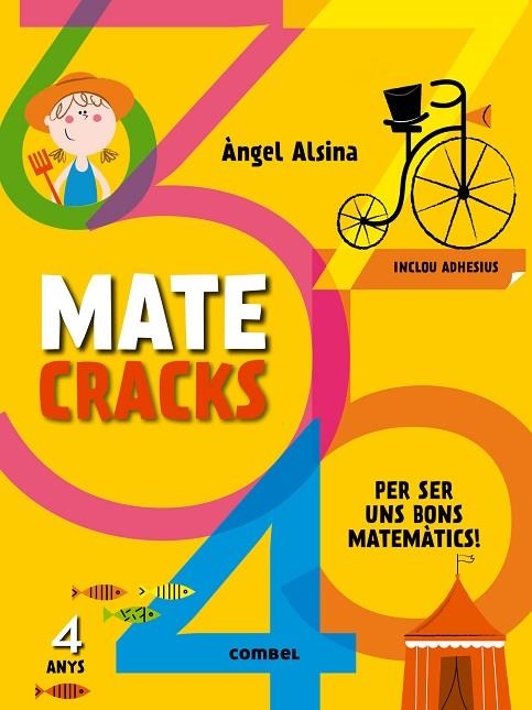 MATECRACKS PER SER UNS BONS MATEMÀTICS 4 ANYS | 9788498259728 | ALSINA, ÀNGEL | Llibreria La Gralla | Librería online de Granollers