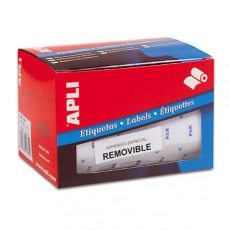 ETIQUETES ADHESIVES 12X18 PVP REMOVIBLES | 8410782100843 | 10084 | Llibreria La Gralla | Librería online de Granollers