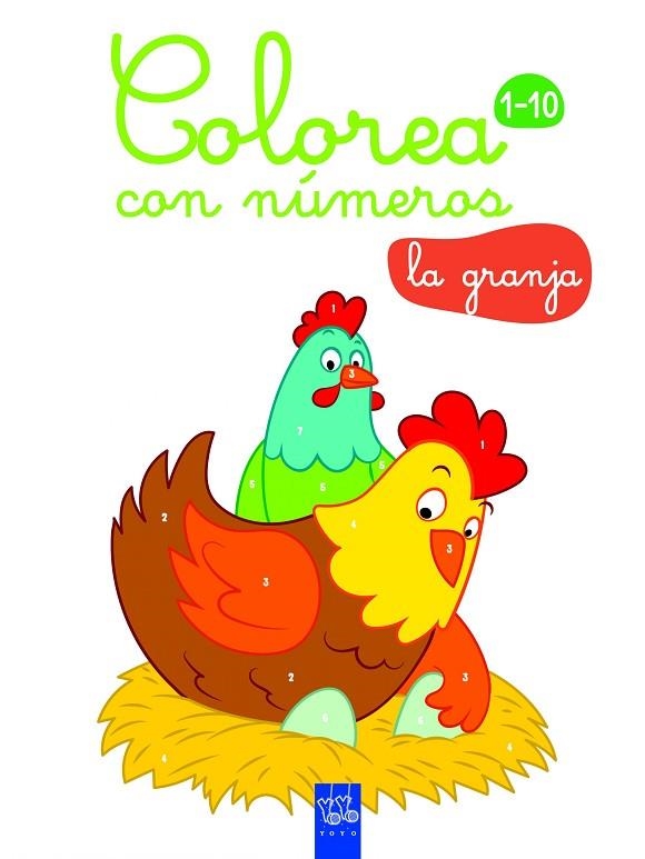 GRANJA, LA COLOREA CON LOS NUMEROS 1-10 | 9788408164920 | VVAA | Llibreria La Gralla | Librería online de Granollers