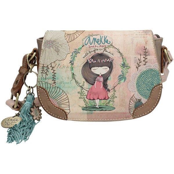 BOLSO BANDOLERA SOLAPA ANEKKE PETIT BEIGE NATURE 2017 | 8434172049680 | WAKBO247741 | Llibreria La Gralla | Librería online de Granollers