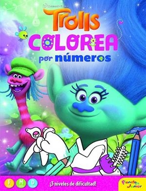 TROLLS. COLOREA POR NÚMEROS | 9788408172390 | DREAMWORKS | Llibreria La Gralla | Librería online de Granollers