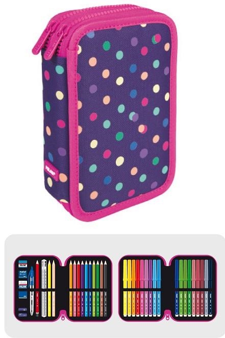 PLUMIER 2 PISOS MILAN N DOTS | 8411574069904 | 081264DT | Llibreria La Gralla | Llibreria online de Granollers