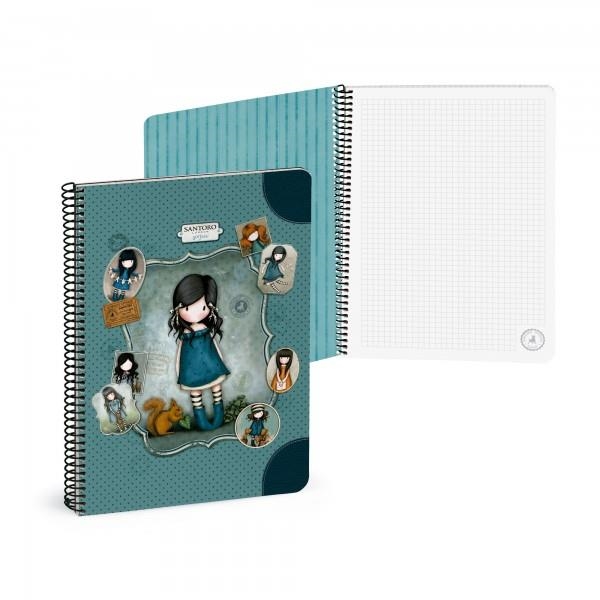 LLIBRETA A5 GORJUSS NENA VESTIT BLAU 2017 | 8422831315535 | GOR2035004861-98 | Llibreria La Gralla | Librería online de Granollers