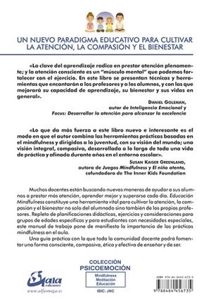 EDUCACION MINDFULNESS | 9788484456735 | RECHTSCHAFFEN, DANIEL J. | Llibreria La Gralla | Librería online de Granollers