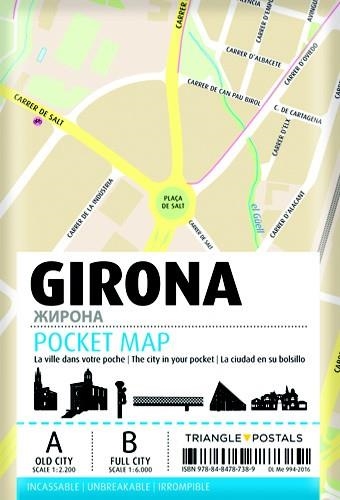 GIRONA POCKET MAP  | 9788484787389 | PUIG, JORDI | Llibreria La Gralla | Librería online de Granollers