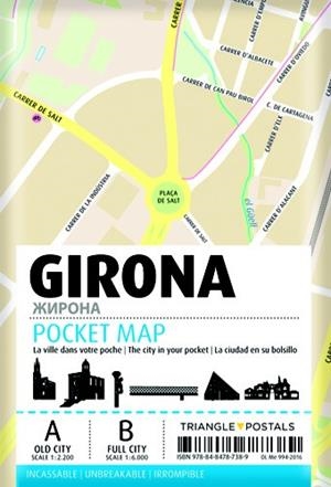 GIRONA POCKET MAP  | 9788484787389 | PUIG, JORDI | Llibreria La Gralla | Llibreria online de Granollers