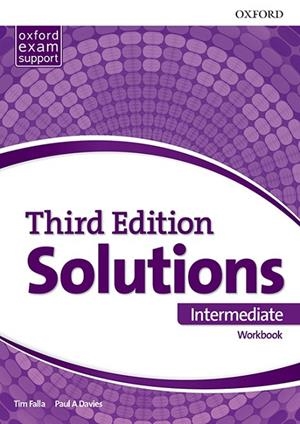 SOLUTIONS INTERMEDIATE B1. WORKBOOK 3RD EDITION | 9780194504522 | FALLA, TIM/DAVIES, PAUL A. | Llibreria La Gralla | Llibreria online de Granollers