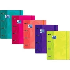 CARPETA 4 ANELLES A5 EUROPEANBINDER OXFORD TOUCH COLORS  | 8412771020187 | 400091217 | Llibreria La Gralla | Librería online de Granollers