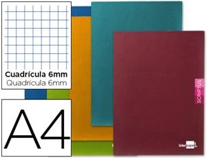 LLIBRETA A4 QUADRICULA SCRIPTUS 6X6 COLORS | 8423473521599 | LID52159 | Llibreria La Gralla | Llibreria online de Granollers
