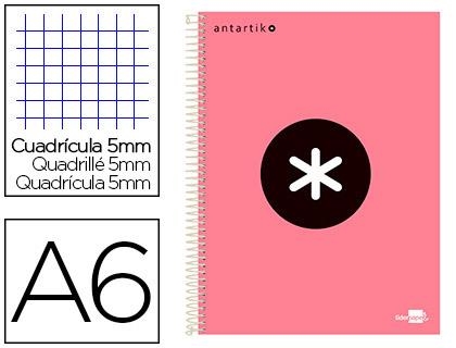 LLIBRETA ANTARTIK ESPIRAL A6 QUADRICULA MICROPERFORAT CARTRO CORAL | 8423473646469 | ANTKD81 | Llibreria La Gralla | Llibreria online de Granollers