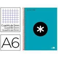 LLIBRETA ANTARTIK ESPIRAL A6 QUADRICULA MICROPERFORAT CARTRO TURQUESA | 8423473646384 | ANTKD73 | Llibreria La Gralla | Librería online de Granollers