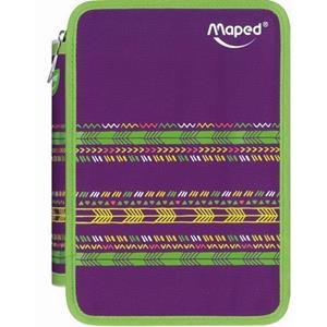 PLUMIER MAPED DOS PISOS ETHNIC LILA I VERD  | 3154149674145 | Llibreria La Gralla | Llibreria online de Granollers