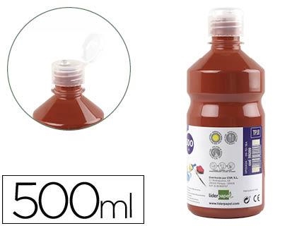 TEMPERA ESCOLAR LIDERPAPEL 500ML MARRO | 8423473592094 | LID59209 | Llibreria La Gralla | Librería online de Granollers