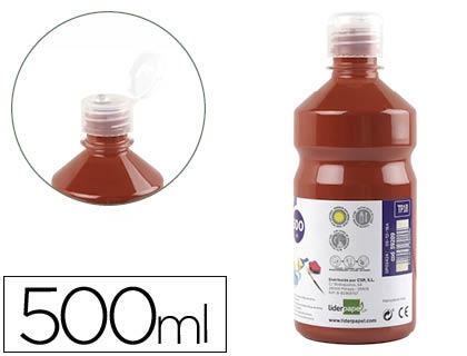 TEMPERA ESCOLAR LIDERPAPEL 500ML MARRO | 8423473592094 | LID59209 | Llibreria La Gralla | Llibreria online de Granollers