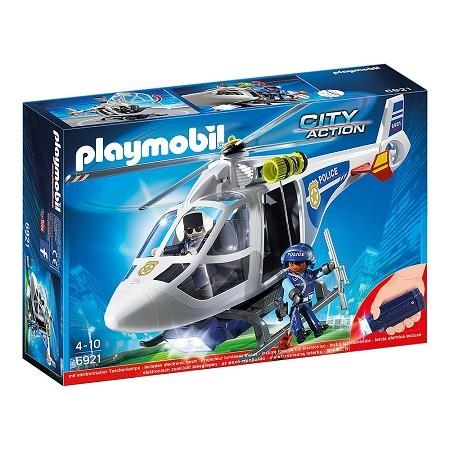 PLAYMOBIL CITY ACTION HELICOPTER DE POLICIA AMB LLUMS LED | 4008789069214 | PLAYMOBIL | Llibreria La Gralla | Librería online de Granollers