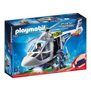 PLAYMOBIL CITY ACTION HELICOPTER DE POLICIA AMB LLUMS LED | 4008789069214 | PLAYMOBIL | Llibreria La Gralla | Llibreria online de Granollers