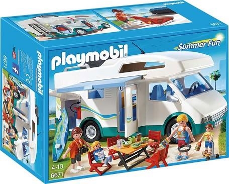 PLAYMOBIL SUMMER FUN FAMILIA EN AUTOCARAVANA | 4008789066718 | PLAYMOBIL | Llibreria La Gralla | Librería online de Granollers