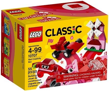 LEGO CLASSIC CAIXA CREATIVA VERMELLA | 5702015869393 | LEGO | Llibreria La Gralla | Librería online de Granollers