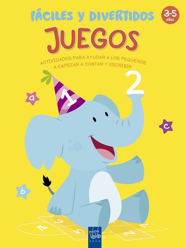 JUEGOS FÁCILES Y DIVERTIDOS (3-5 AÑOS) | 9788408164814 | YOYO | Llibreria La Gralla | Librería online de Granollers