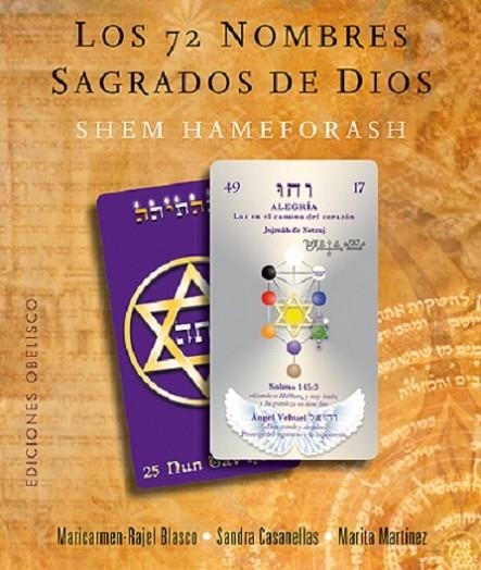 72 NOMBRES SAGRADOS DE DIOS (LIBRO+73 CARTAS) | 9788491112389 | BLASCO RUIZ, MARICARMEN-RAJEL/CASANELLAS VILLARROEL, SANDRA/MARTÍNEZ CARRO, MARITA | Llibreria La Gralla | Llibreria online de Granollers