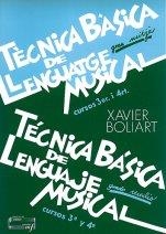 TECNICA BASICA DE LLENGUATGE MUSICAL GRAU MITJA. CURSOS 3R I 4T. (CAT/CAST) | 9788496753990 | BOLIART, XAVIER | Llibreria La Gralla | Llibreria online de Granollers