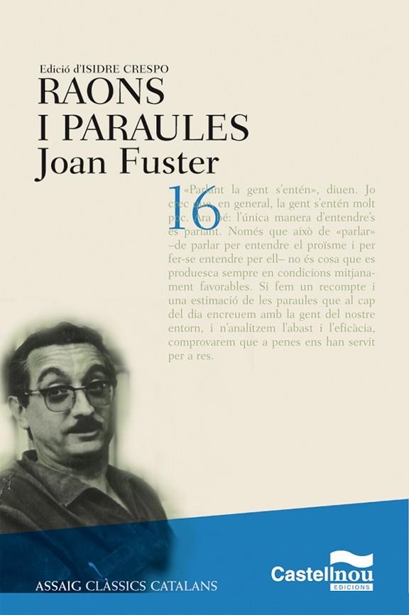 RAONS I PARAULES. EDICIó 2017 | 9788498049619 | FUSTER, JOAN | Llibreria La Gralla | Llibreria online de Granollers