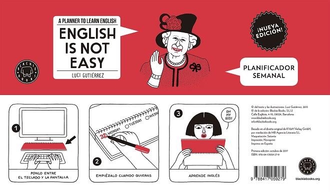 ENGLISH IS NOT EASY - PLANIFICADOR SEMANAL (NUEVA EDICIÓN) | 9788417059279 | GUTIéRREZ, LUCI | Llibreria La Gralla | Librería online de Granollers