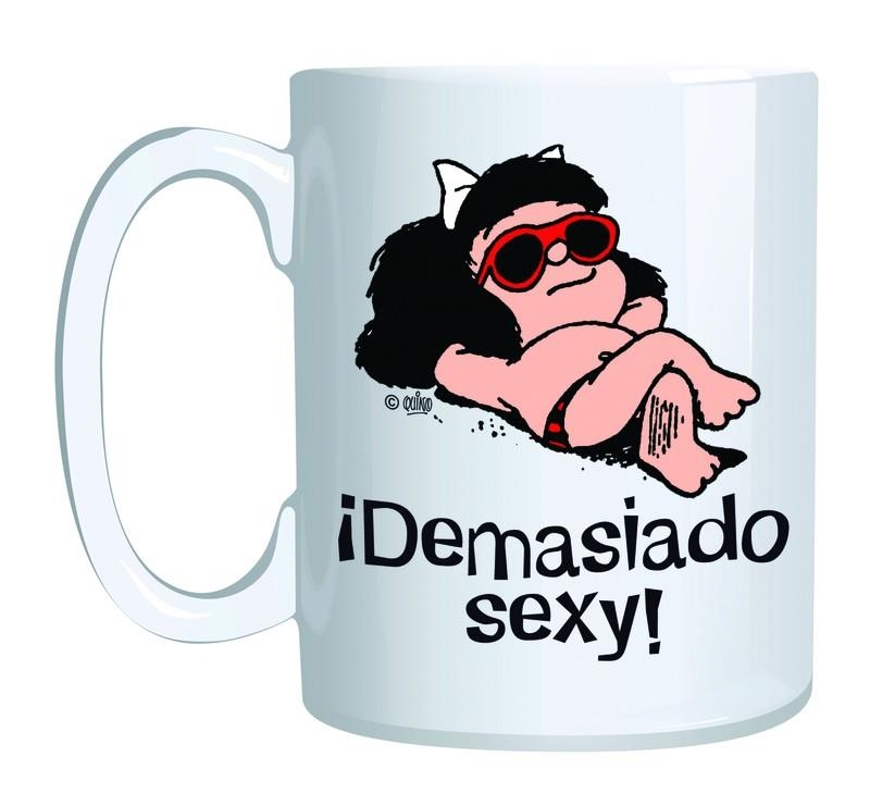 TASSA CERAMICA MAFALDA "DEMASIADO SEXY! | 9788893671934 | QUINO | Llibreria La Gralla | Librería online de Granollers