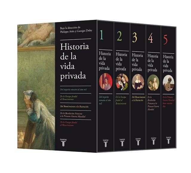 HISTORIA DE LA VIDA PRIVADA (EDICIóN ESTUCHE CON LOS 5 VOLúMENES) | 9788430699483 | ARIES, PHILIPPE / DUBY, GEORGES | Llibreria La Gralla | Librería online de Granollers