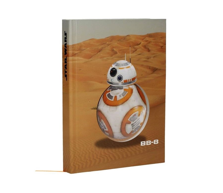 LLIBRETA STAR WARS BB-8 AMB LLUM I MOVIMENT | 8436546892489 | SD TOYS | Llibreria La Gralla | Librería online de Granollers