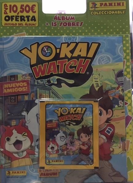 BLISTER STICKER ALBUM + 15 SOBRES  YOKAI WATCH 2 | 9788427870611 | PANINI | Llibreria La Gralla | Llibreria online de Granollers