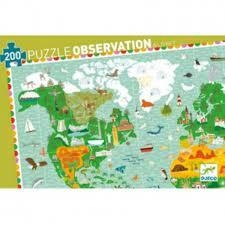 PUZZLE DJECO OBSERVATION 200PCS LOS MONUMENTOS DEL MUNDO | 3070900074125 | TOPDJ07412 | Llibreria La Gralla | Librería online de Granollers