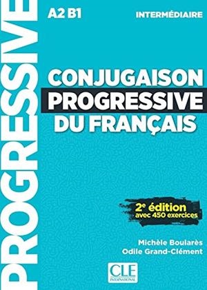 CONJUGAISON PROGRESSIVE DU FRANÇAIS NIVEAU INTERMEDIARE   LIVRE + CD - 2ª EDIT | 9782090382150 | BOULARES, MICHELE | Llibreria La Gralla | Librería online de Granollers