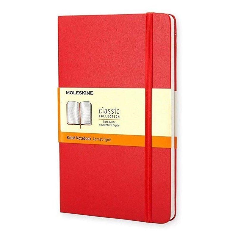 LLIBRETA MOLESKINE CLASSICA 13X21CM VERMELL TAPA DURA | 9788862930048 | MOL0011601 | Llibreria La Gralla | Librería online de Granollers