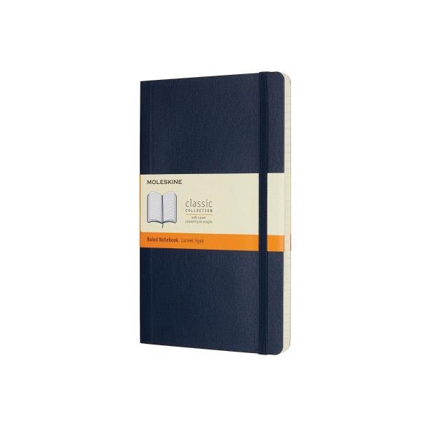 LLIBRETA MOLESKINE CLASSIC 13X21CM RATLLES BLAU TAPA TOVA | 8055002854740 | MOL0012134 | Llibreria La Gralla | Librería online de Granollers