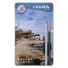 CAIXA LLAPIS COLORS 12 UNITATS LYRA GRADUATE AQUAREL.LABLE | 4084900213438 | 2881120 | Llibreria La Gralla | Librería online de Granollers