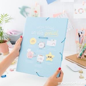 CARPETA SEPARADORA "HOY SERA UN DIA GENIAL PORQUE..." | 8435460715638 | MR. WONDERFUL | Llibreria La Gralla | Llibreria online de Granollers