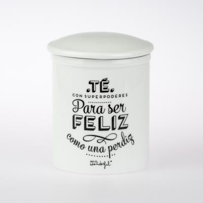 TAZA DE TE "TE CON SUPERPODERES PARA SER FELIZ..." | 8436547180103 | MR. WONDERFUL | Llibreria La Gralla | Llibreria online de Granollers