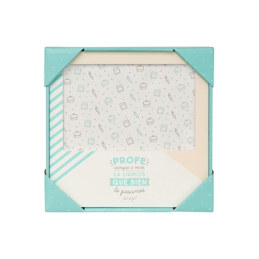 MARCO DE FOTOS "PROFE, AUNQUE A VECES LA LIEMOS QUE BIEN..." | 8435460713672 | MR. WONDERFUL | Llibreria La Gralla | Llibreria online de Granollers